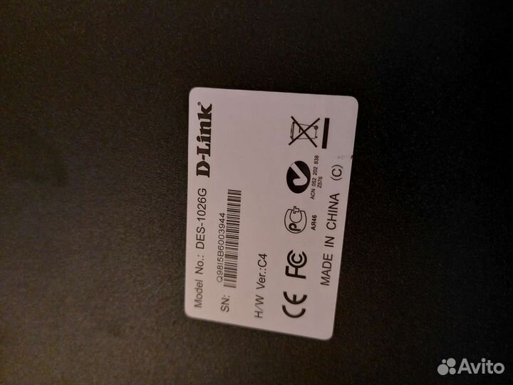 Коммутатор DLink DES 1026G