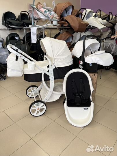 Всесезонная коляска трансформер 3в1
