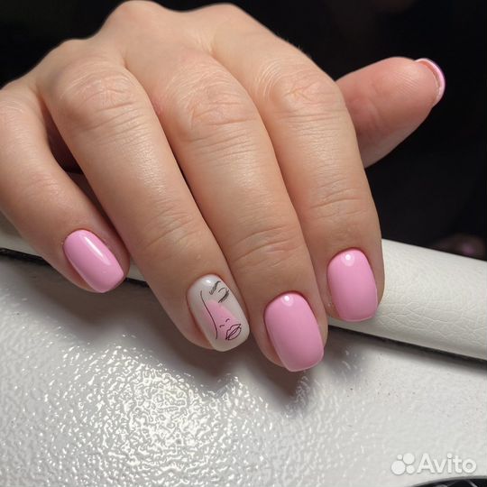 Маникюр Наращивание ногтей гель-лак шеллак