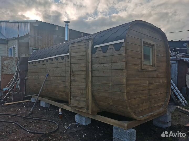 Бани-бочки под ключ