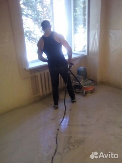 Шлифовка бетонных полов