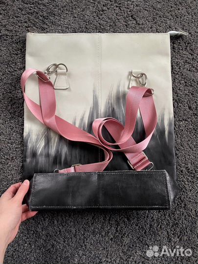 Сумка рюкзак натуральная кожа ручная работа