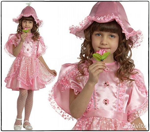 Карнавальный детский Костюм Дюймовочка, арт.7042