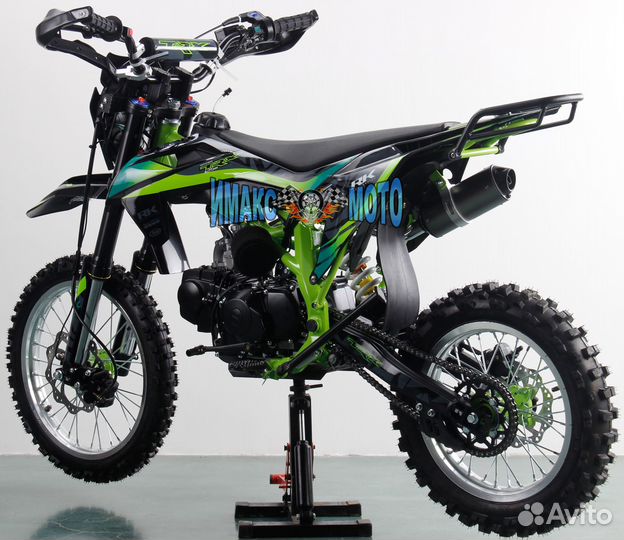Питбайк Racer TRX125E зеленый