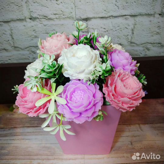 Букеты из мыла ручной работы