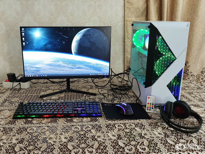 Игровая сборка Intel core i5 2400+16gb Ram+ RX580