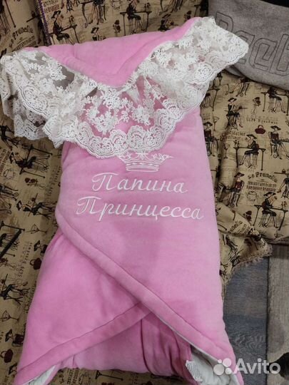 Конверт на выписку для девочке зима