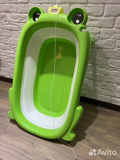 Ванночка для купания складная с термометром