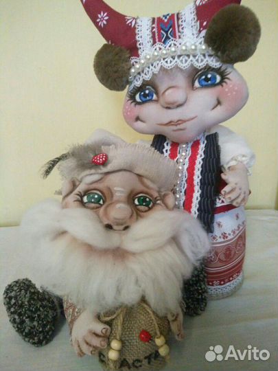 Кукла текстильная