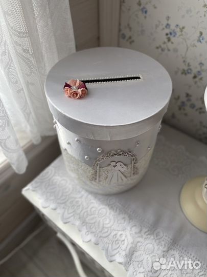 Свадебные бокалы и аксессуары ручной работы