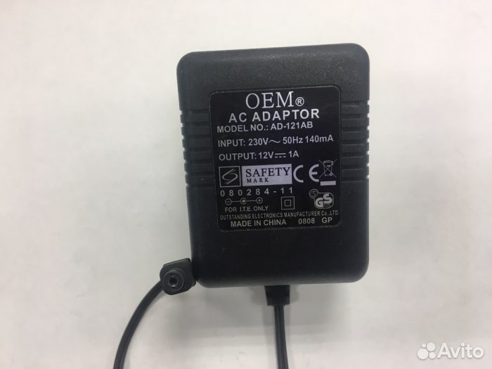 Блок питания внешний 12V 1A OEM AA-121ABN