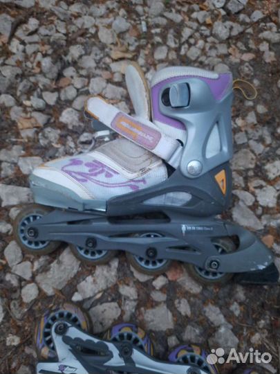 Ролики rollerblade раздвижные 32-37 размер