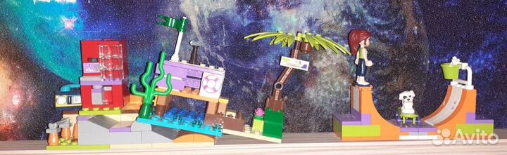 Лего Friends скейт-парк