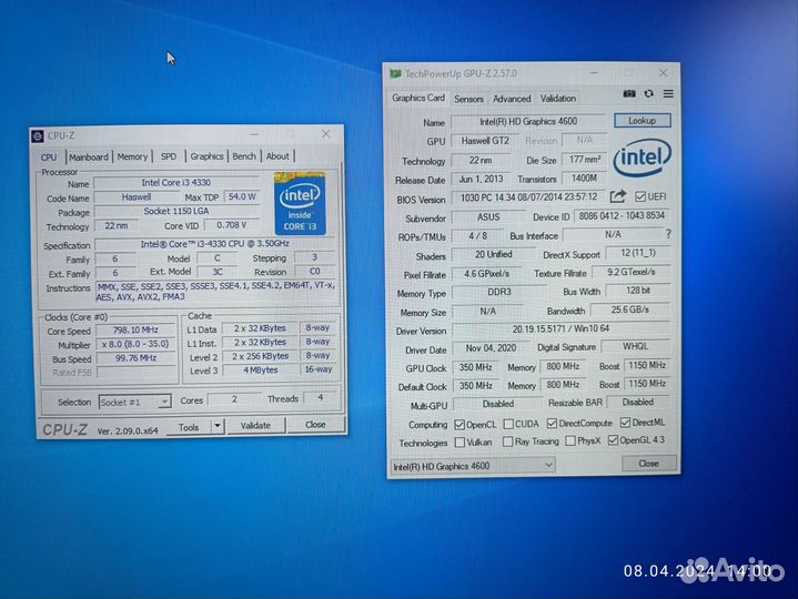 Intel Core i3 4330 3.5 Ghz