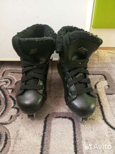 Коньки детские двухполозные 28 размер