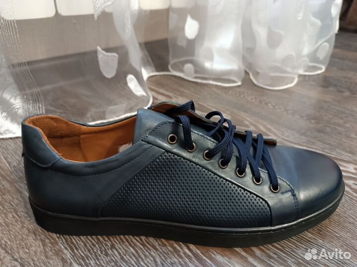 Кеды мужские 44р, натуральная кожа