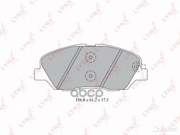 BD-3615 колодки дисковые передн. Hyundai Santa