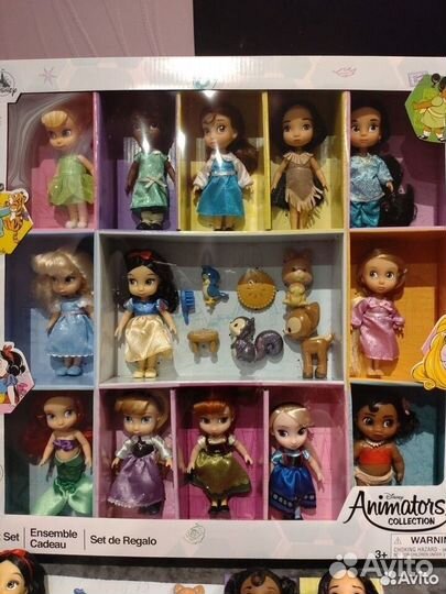 Дисней набор кукол minianimators