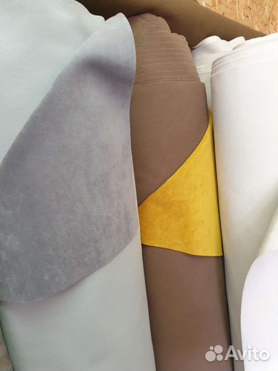 Ткань мебельная, кожзам, в наличии и под заказ