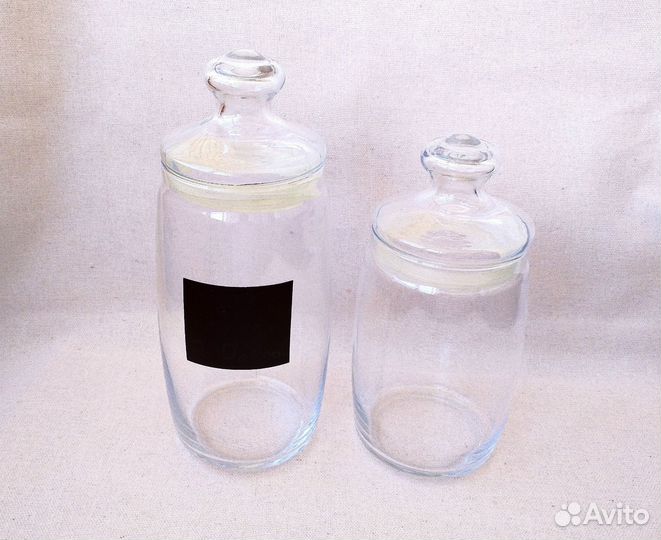 Банки стеклянные для сыпучих продуктов