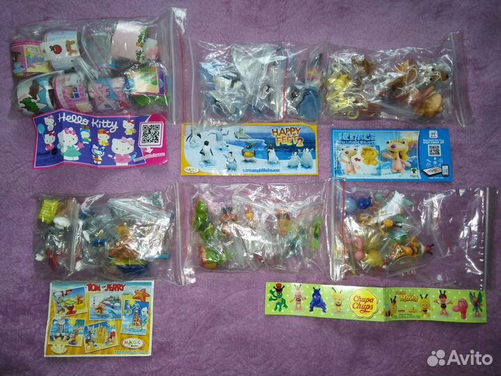 Много серий киндеров