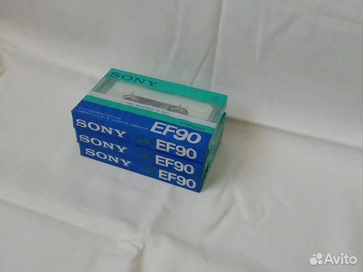 Аудиокассеты новые запечатанные sony