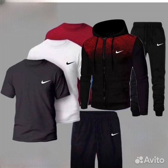 Мужской спортивный костюм 6в1 Nike