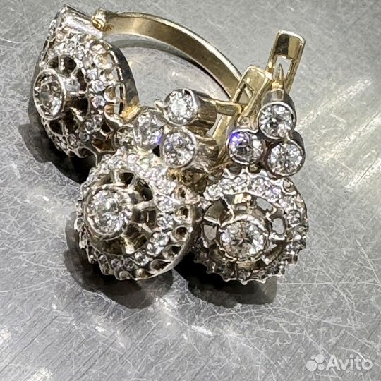 Золотой клмплект 750 проба, пс