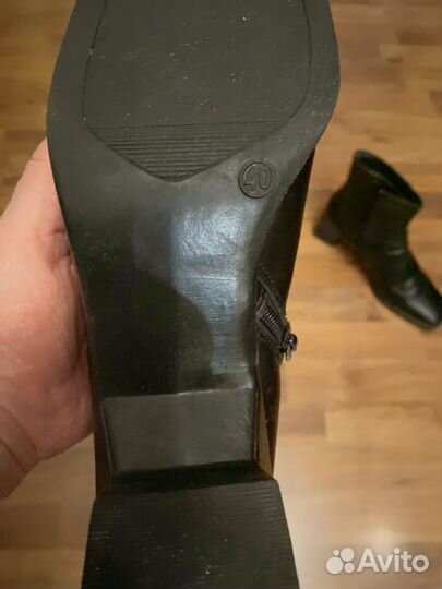 Полусапожки женские 40 размера кожа