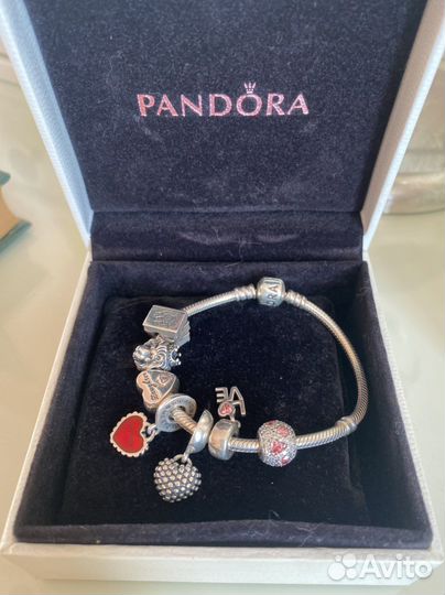 Браслет серебро Pandora