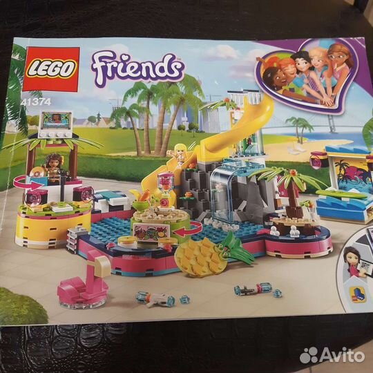 Lego френдс оригинал вечеринка у бассейна 41374