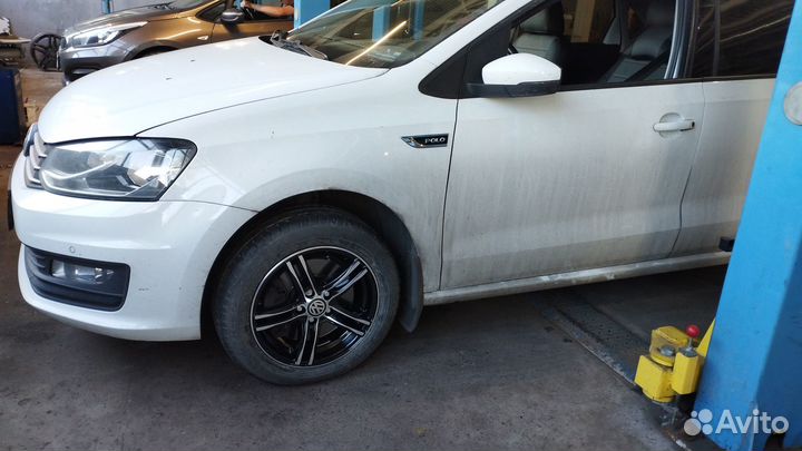 Новые диски R15 на VW Поло Шкода Рапид Фабия