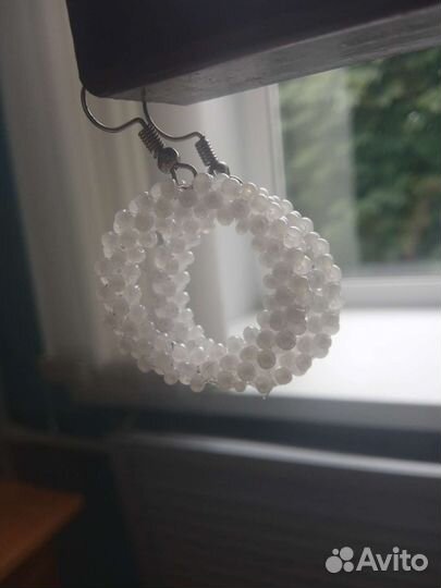 Серьги из бисера