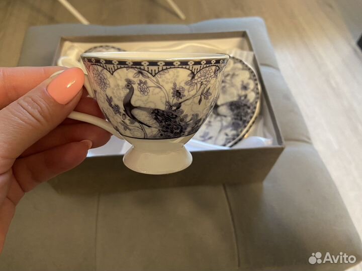 Кофейный набор staffordshire 2 персоны фарфор