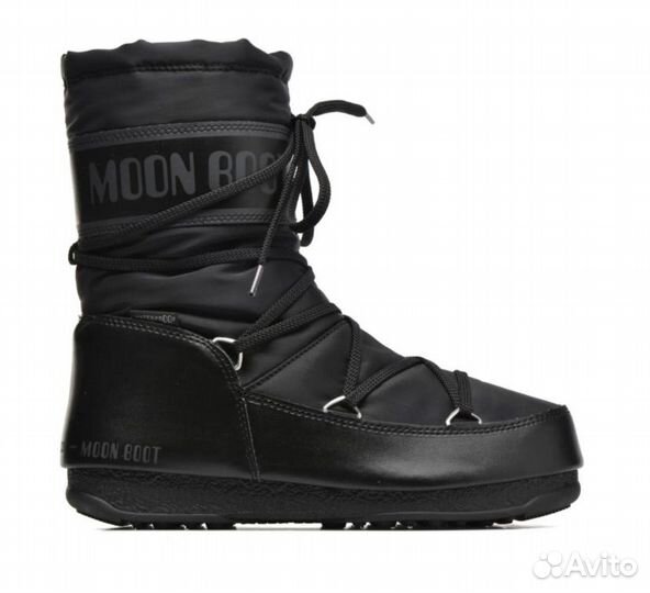 Луноходы Moon Boot W.E Soft Shade Mid Black