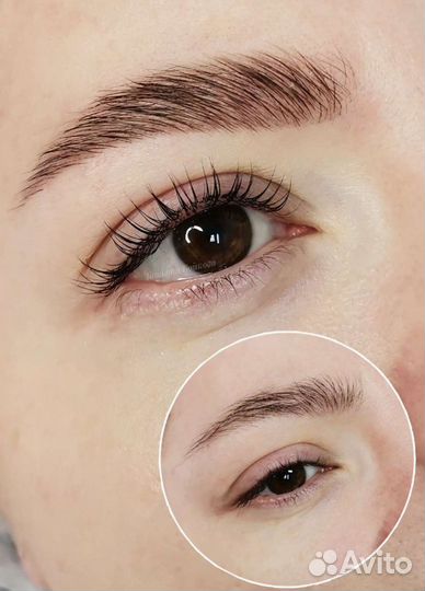 Ламинирование, Вельвет ресниц и бровей