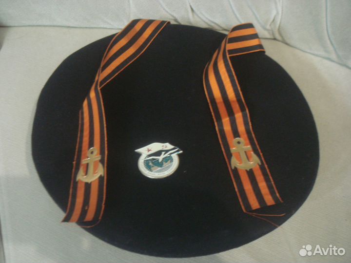 Бескозырка СССР, северный флот. Знак