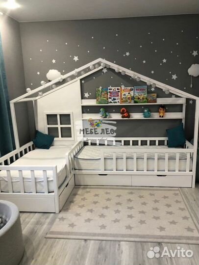 Угловая кровать для детей