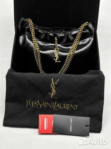 Новая женская сумка Saint Laurent чёрная