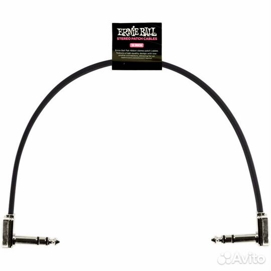 Соединительный кабель stereo 30 см Ernie Ball 6409