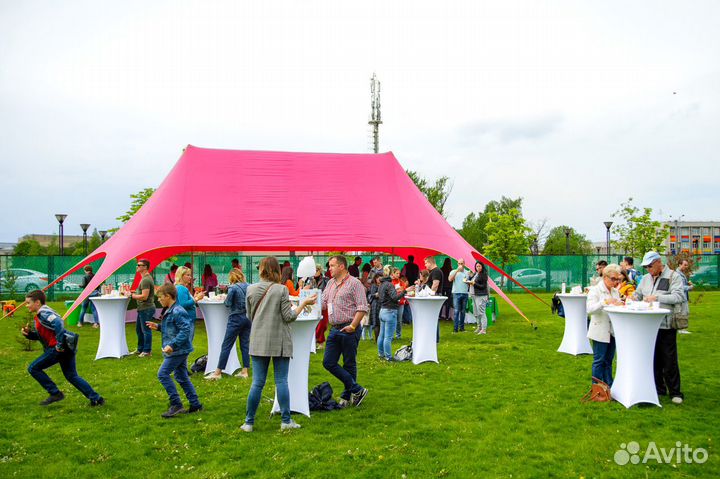 Аренда шатра Звезда, тента звезда Startent