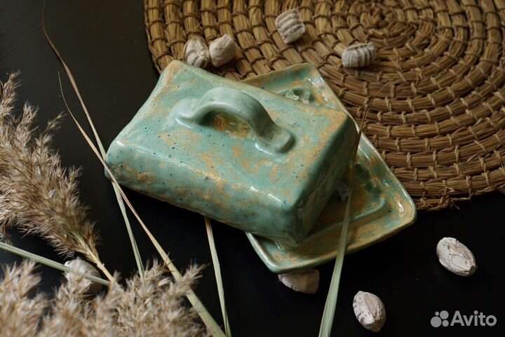 Масленка керамика, ручная работа