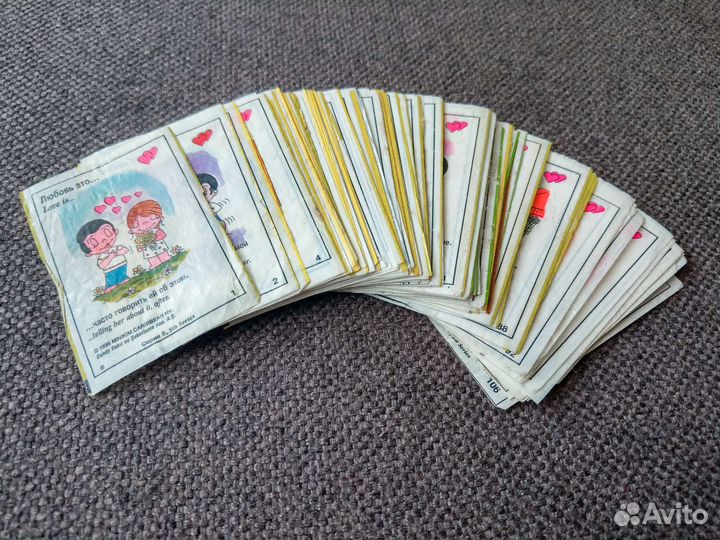 Вкладыши Love is 2, 3, 4, 7, 8 series