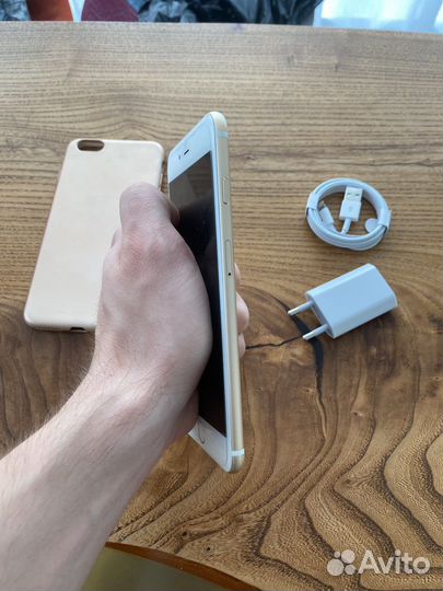 Телефон iPhone 6s plus 16gb ростест gold