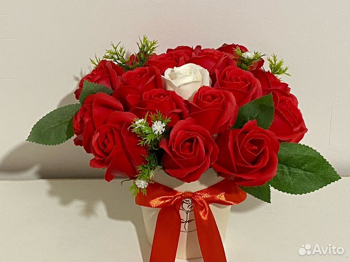 Букет из мыльных цветов