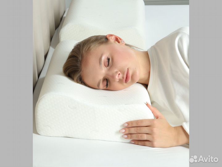 Ортопедическая подушка для сна 55х35х14/12 см