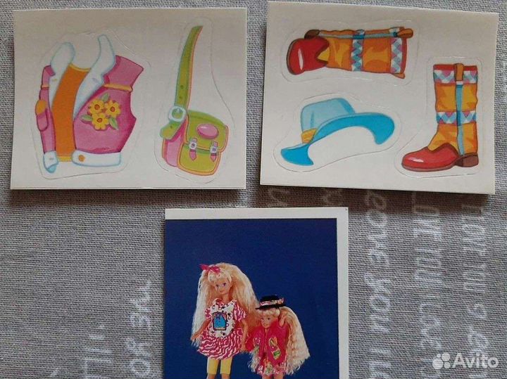 Наклейки Барби для альбомов Panini