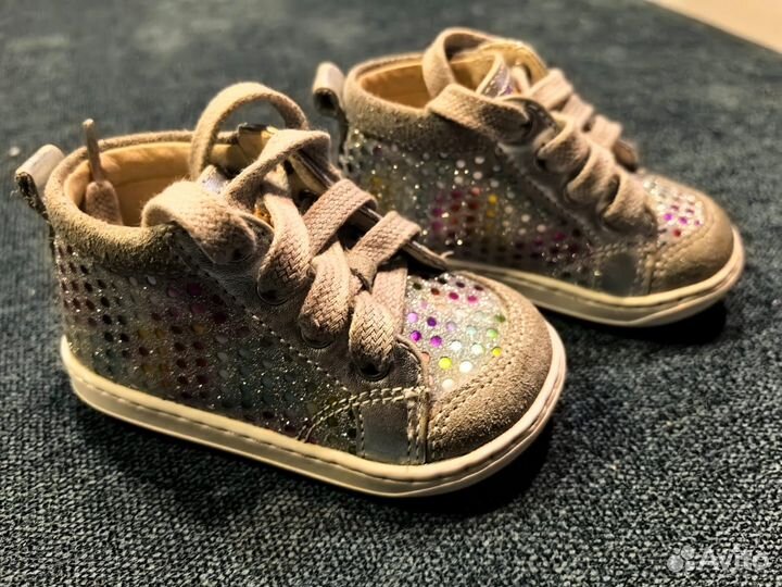 Сверкающие ботиночки shoo POM (Испания). 19 рр