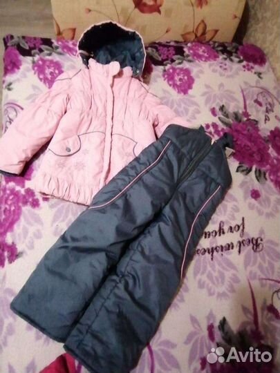 Костюм зимний на девочку 5-6 лет