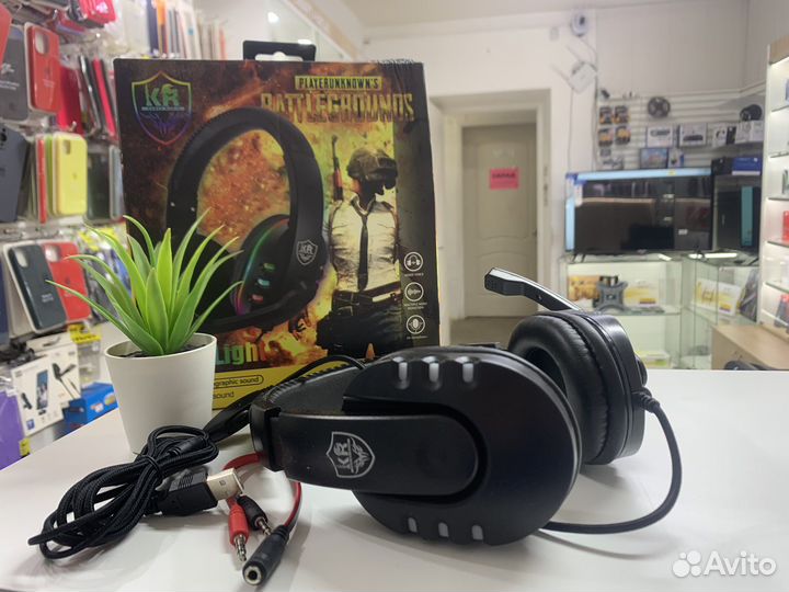 Игровые наушники GM102 (новые, гарантия)